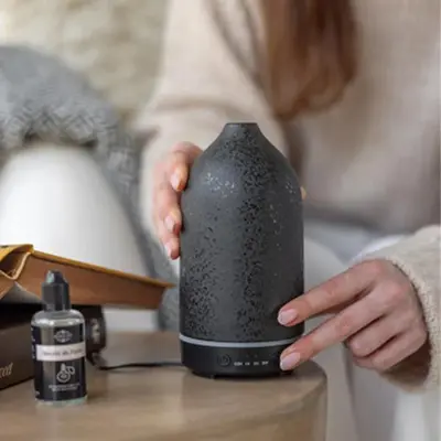 ScentChips geurdiffuser Sense 9x9x15cm zwart - afbeelding 2