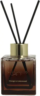 ScentChips geurstokjes set cube Orange & Cedarwood - 100ml - afbeelding 1