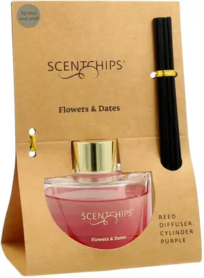 ScentChips geurstokjes set cylinder Flowers & Dates - 100ml - afbeelding 4