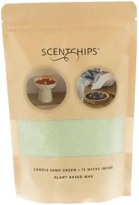 ScentChips kaarsenzand 250g groen - afbeelding 1