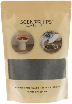 ScentChips kaarsenzand 500g zwart - afbeelding 1