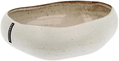 ScentChips schaal voor kaarsenzand keramiek 19,5x17,2x5,3cm clay white - afbeelding 1