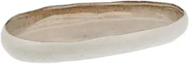 ScentChips schaal voor kaarsenzand keramiek ovaal 27,5x13x3,5cm clay white - afbeelding 3