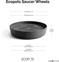 Schaal wheels donkergrijs d60cm - afbeelding 8