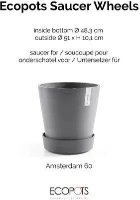 Schaal wheels grijs d60cm - afbeelding 7
