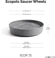 Schaal wheels grijs d60cm - afbeelding 8