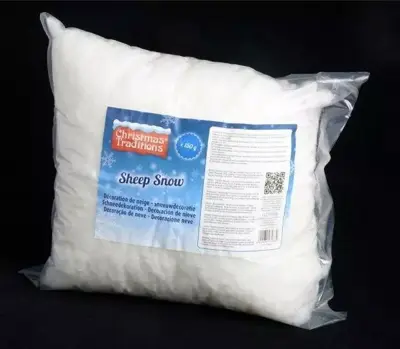 Schaap sneeuw 150 gram wit