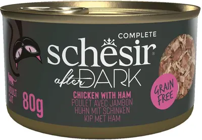 Schesir After Dark met bouillon kip & ham 80g