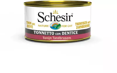 schesir cat can tonijn&tandbrasem 85 gr