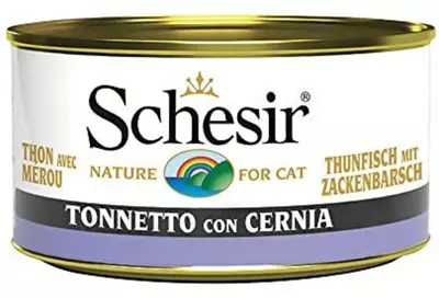schesir cat can tonijn&zaagbaars 85 gr
