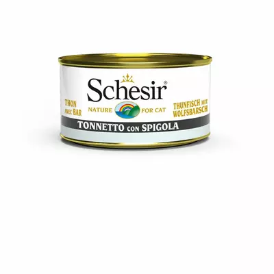 schesir cat can tonijn&zeebaars 85 gr