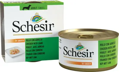 Schesir Hond kip lam saus 85g