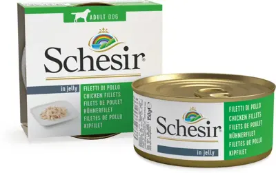 Schesir Hond kipfilet gelei 150g