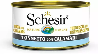 Schesir Kat tonijn inktvis gelei 85gr