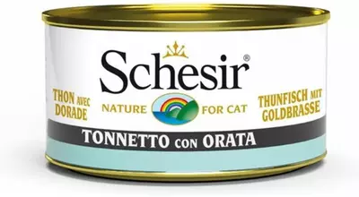 Schesir Kat tonijn zeebrasem gelei 85gr