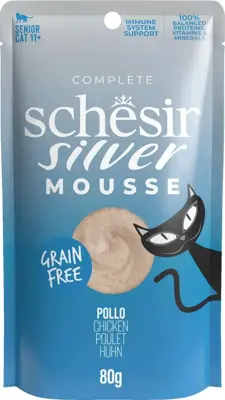 Schesir katten mousse kip 80g