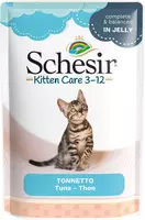 Schesir Kitten 3-12 tonijn gelei 85gr kopen?