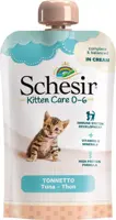 Schesir kitten crème 0-6 maanden tonijn 150g kopen?