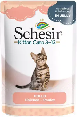 Schesir kitten kip 3-12  85gr