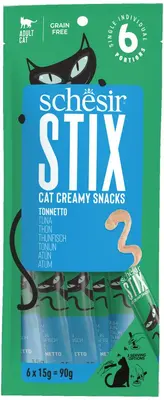 Schesir Stix katten crème snack tonijn 15g