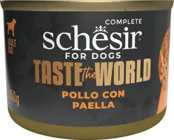 Schesir Taste the World kip & paella 150g kopen?
