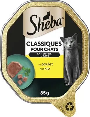 Sheba Classic kattenpaté kip 85g