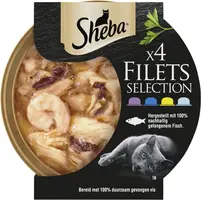 SHEBA Natvoer voor volwassen katten 4*60g multipack kopen?