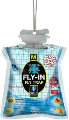 Shield Fly-In Vliegenval M – Ecologisch & Effectief – Vangt tot 22.000 Vliegen