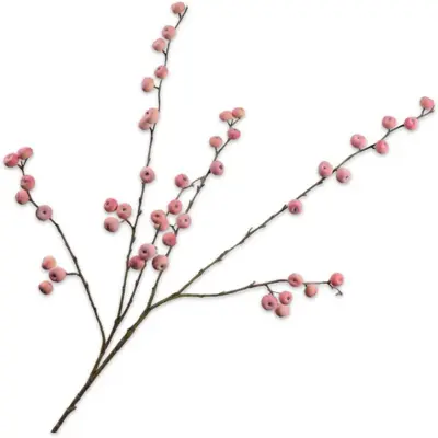 Silk-ka kunsttak appel 123cm roze - afbeelding 1