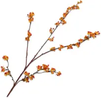 Silk-ka kunsttak bessen 109cm oranje - afbeelding 1