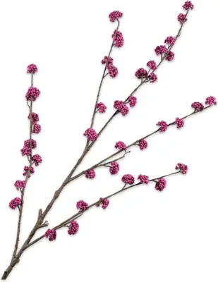 Silk-ka kunsttak callicarpa 135cm lavendel - afbeelding 1