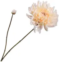Silk-ka kunsttak chrysant 101cm crème - afbeelding 1