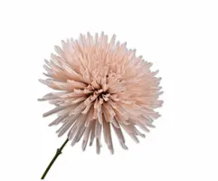 Silk-ka kunsttak chrysant 60cm bruin - afbeelding 1