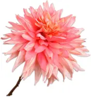 Silk-ka kunsttak dahlia 65cm roze - afbeelding 1