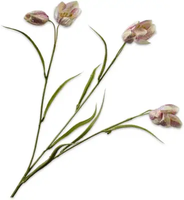 Silk-ka kunsttak fritillaria 64cm roze - afbeelding 1