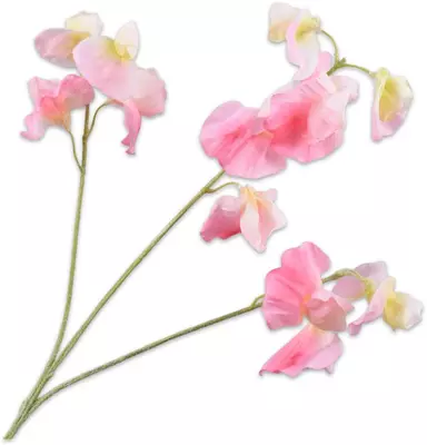 Silk-ka kunsttak lathyrus 66cm roze - afbeelding 1