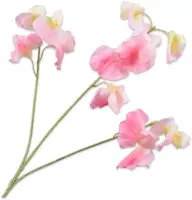 Silk-ka kunsttak lathyrus 66cm roze - afbeelding 1