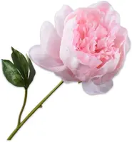 Silk-ka kunsttak pioen 52cm roze - afbeelding 1