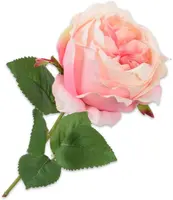 Silk-ka kunsttak roos 36cm paars, roze - afbeelding 1