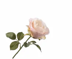 Silk-ka kunsttak roos 66cm roze - afbeelding 1