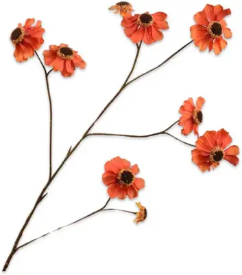 Silk-ka kunsttak rudbeckia 101cm oranje - afbeelding 1
