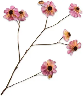 Silk-ka kunsttak rudbeckia 101cm roze - afbeelding 1