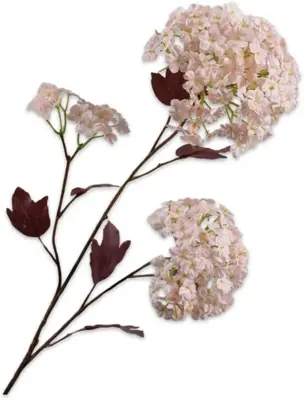 Silk-ka kunsttak sneeuwbal 69cm perzik - afbeelding 1
