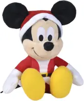 Simba Toys knuffel disney mickey mouse kerst 25cm - afbeelding 1