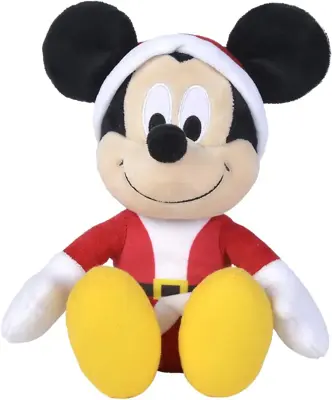Simba Toys knuffel disney mickey mouse kerst 25cm - afbeelding 2
