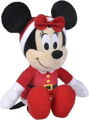 Simba Toys knuffel disney minnie mouse kerst 25cm - afbeelding 1