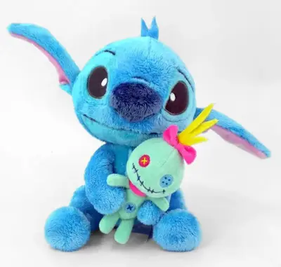 Simba Toys knuffel disney stitch met scrump 35cm - afbeelding 2