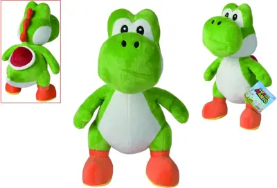 Simba Toys knuffel super mario yoshi 30cm - afbeelding 1