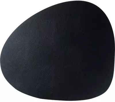Skinnatur lederen placemat 40x46cm charcoal