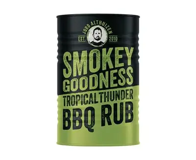 SMOKEY GOODNESS BBQ RUB TROPICAL THUNDER 250 G BLIK
